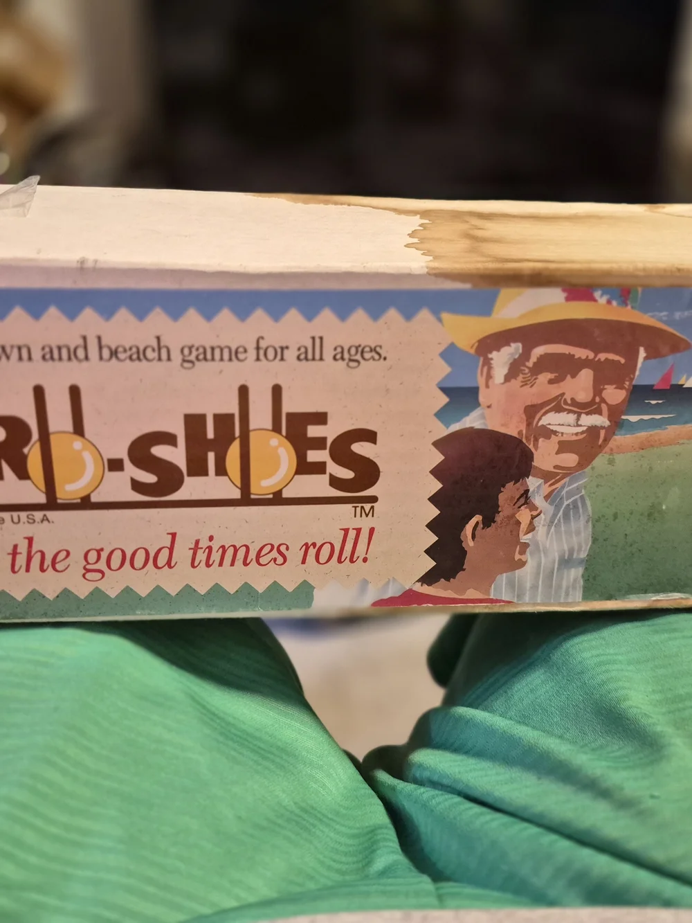 Vintage Cro-Shoes Lawn And Beach Game Complete Box Damaged